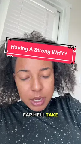 Have a strong enough WHY. The How will come 🙌🏽🫶🏽