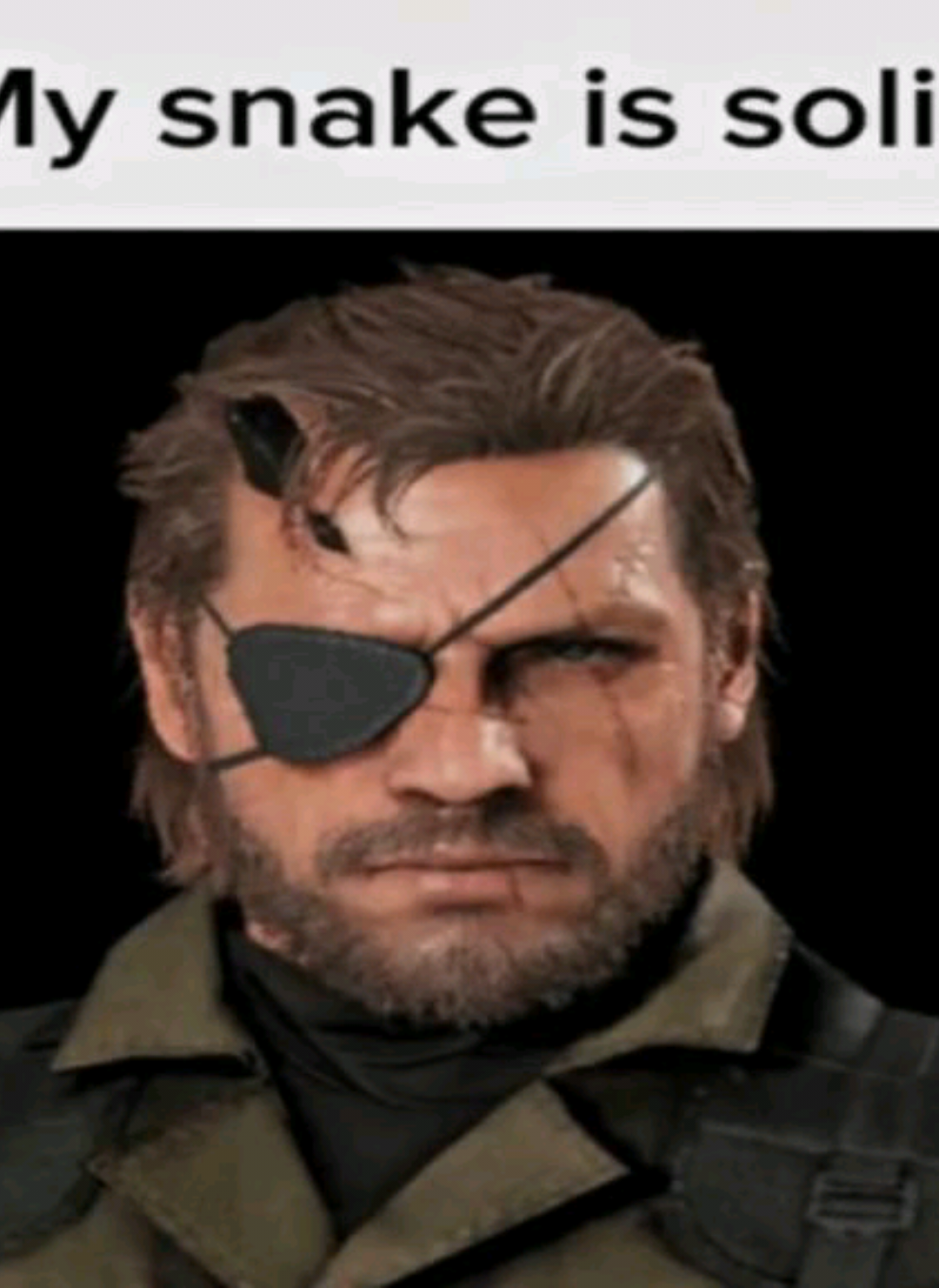 I edited this because I had nothing to do so yeah enjoy #mgs #metalgearsolid #mgsv #kazuhiramiller #revolverocelot #venomsnake #millersmaxibuns #ttp #kazuhira #metalgearsolidedit #thephantompain #memes #fyp #videogames 