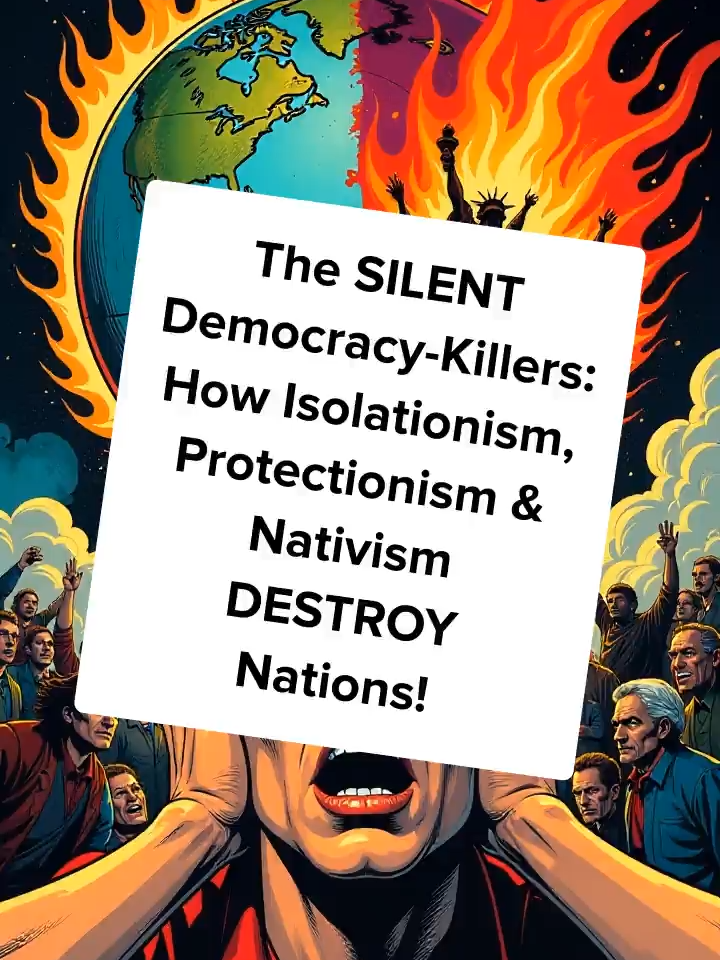 The SILENT Democracy-Killers. How Isolationism, Protectionism & Nativism DESTROY Nations What do rising dictatorships, economic collapses, and fractured civil rights movements have in common? They often start with the seductive lies of isolationism, protectionism, and nativism. In this powerful Timeless Tales Animation, we expose the kamikaze-like danger these ideologies pose to democracy—and how YOU can spot the signs before it’s too late.  These aren’t just political buzzwords—they are historically proven pathways to tyranny. Learn how: 🛑 Isolationism kept America out of WWII until the damage was global 🛑 Protectionist tariffs crashed the world economy 🛑 Nativist policies targeted immigrants, stoked hate, and helped fuel fascist regimes.  Today, these same strategies are being used again—often wrapped in a flag. But we CAN stop the cycle. By uniting across borders, protecting our civil liberties, and rejecting scapegoat politics, we become the firewall against authoritarian collapse.  Don’t be fooled by slogans. Understand the signs. And take action.   💖Some of My Favorite References on Today’s Lesson 💖  ✨https://www.brookings.edu/articles/why-isolationism-leads-to-global-instability/  ✨https://www.cfr.org/backgrounder/us-foreign-policy-traditional-values-vs-national-interest  ✨https://carnegieendowment.org/2021/01/19/danger-of-economic-protectionism-in-post-covid-world-pub-83615  ✨https://www.ushmm.org/learn/timeline-of-events/before-1933  ✨https://www.historicnewengland.org/explore/stories-of-resilience-nativism-in-the-1920s/   🌸Catch me outside!! 😘🌸: ❤️https://linktr.ee/LareauxLearningLibrary?utm_source ❤️   #shorts #viralshorts #viralfacts, #protectdemocracy, #anti-authoritarian, #GeorgeBush, #historymatters, #nativism, #protectionism, #isolationism, #americanvalues, #civicpower, #democracydefense, #learnfromhistory, #freedomfighters, #unityoverfear, #LareauxLearningLibraryFamily @TimelessTalesAnimations