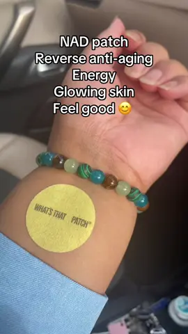 What’s that patch #energy #antiaging #beauty #skinglow #nad #aging #youthful 