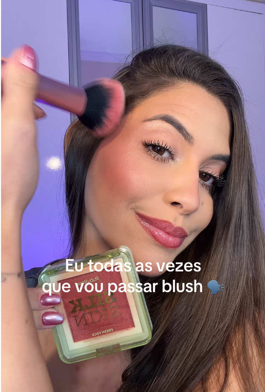 O blush nunca tá suficiente 😂😂😂💖 #blush #maquiagem  ID blush: 1ETER8-MZW2 Cor: Coral Crush @Mercado Livre Moda  #MercadoLivreModa #OMelhorDaBeleza