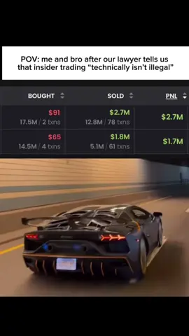 Making bank and its legal too 😍 #memecoin #motivation #money #insidertrading #fyp #wifimoney #memecoins #crypto 