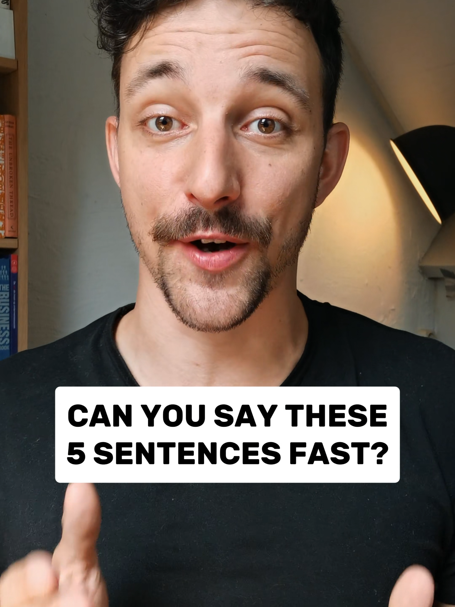 Can You Say These 5 Sentences Fast? (Challenge)  #englishchallenge #speakingpractice #b1english #fypenglish