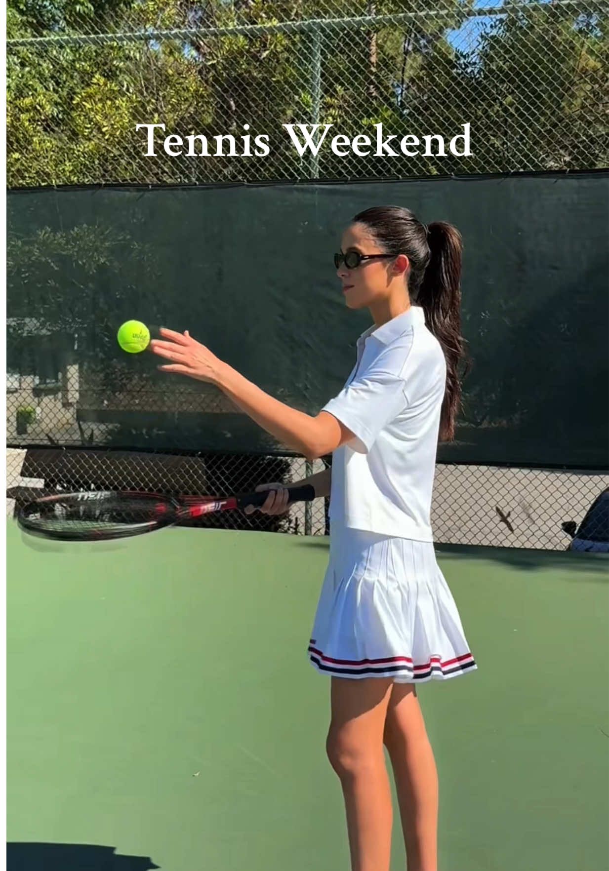 It’s a mindset thing 🎾 Outfit c/o @Tuckernuck #tennisday #tennisoutfit #ootdtennis #tennis #outfitinspo #sportswear #losangeles #tuckernuckoutfit #tuckernucksport #tuckernucktennis 