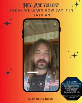 We will be posting a video everyday for the month of July in aid of Mental health awareness.  Tag us or stitch our video showing us, how you would say 