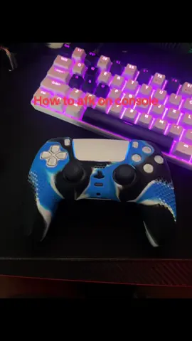 How to afk on console