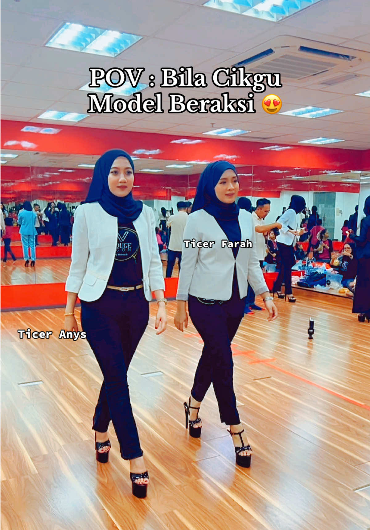 Practice Make Prefect 👠😍 Ada yang nak belajar class model dgn dua ticer model kami ni tak? Kalau ada contact no ni segera untuk more detail okehh 0123341432 🥰 Ticer anys - @Anyss | SuriRumahModen 💖  Ticer farah - @𝙵𝚊𝚛𝚊𝚑𝚊𝚗  @MISS IKON VIM OFFICIAL @Roslina Enaz Official  #VogueIconMoslema #ModelMuslimah #KelasModel #CatwalkClass #MuslimahModel #BasicToPro #ProToMaster #ModelAgencyMalaysia #ModelAgencyTerengganu #IKONMuslimahTerengganu #vogueiconmoslemamalaysia