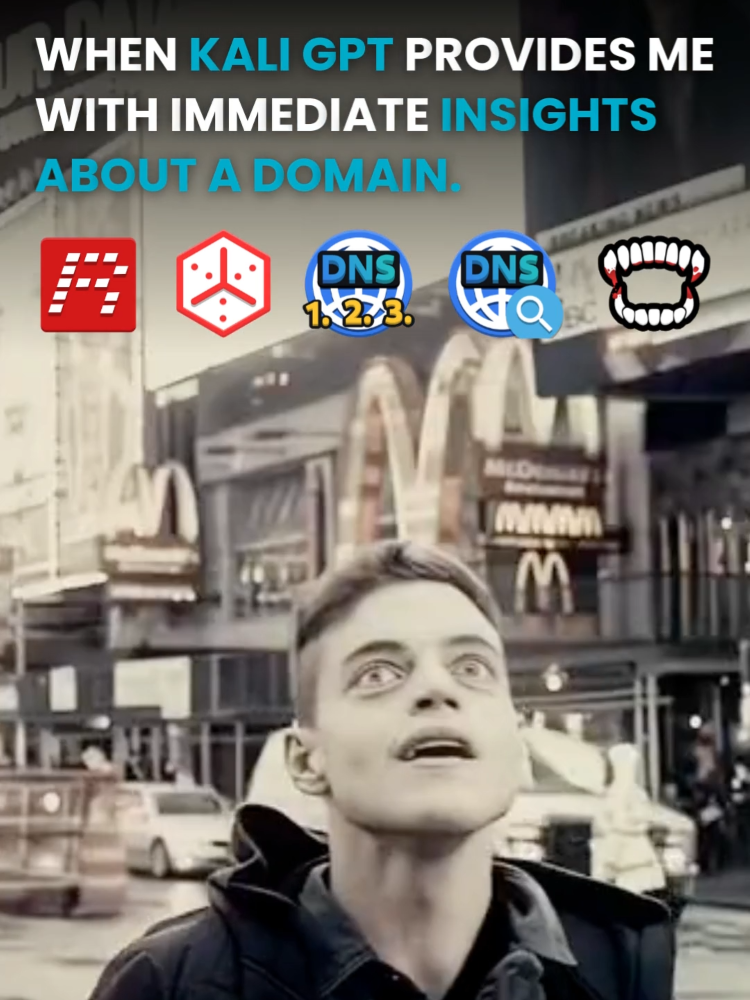 Get domain infos in one click with Kali GPT -> link in bio, use code: 𝑪𝒊𝒕𝒓𝒐𝒖𝒊𝒍𝒍𝒆 to get 𝟏𝟎% 𝐨𝐟𝐟 🤩 #kaligpt #cybersecurity #kalilinux #aitools #redteam #capturetheflag #coupon #domainname #DNS