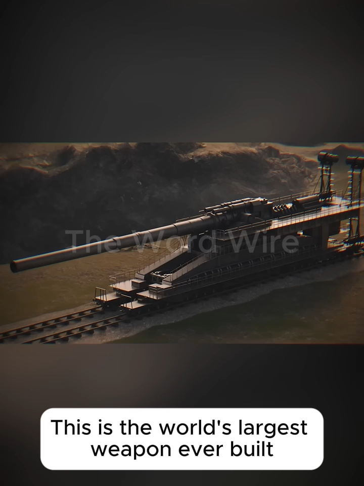 What's the BIGGEST Military Weapon Ever Built #worldwar2 #schwerergustav #Nazis #NaziRegime #DidYouKnow #warhistory #amazingfacts #amazing #History