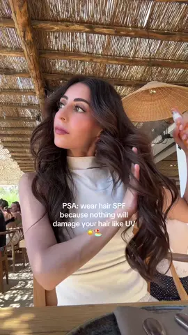 forget bleach, UV will FRY your hair 😭☀️ #dermatologist #hairtok #hairspf #damagedhair #hairrepair #healthyhair #haircare @Aveda 