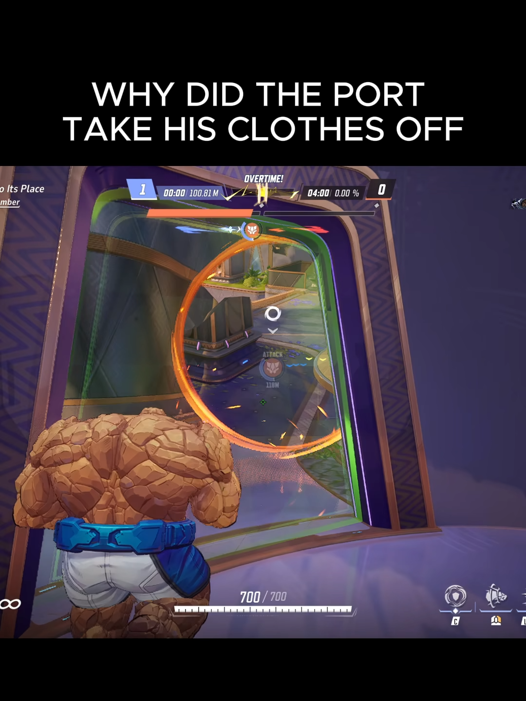 hulk dragged it on my head #marvelrivals #hulk #thing #clothes #season3 #TheThing #celestial #portal #port