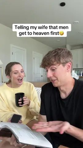 Gonna get to heaven way sooner than 30 minutes before with that attitude🤣 IB: @Michael Harrison #funny #couple #christian #marriage #thequistfamily 