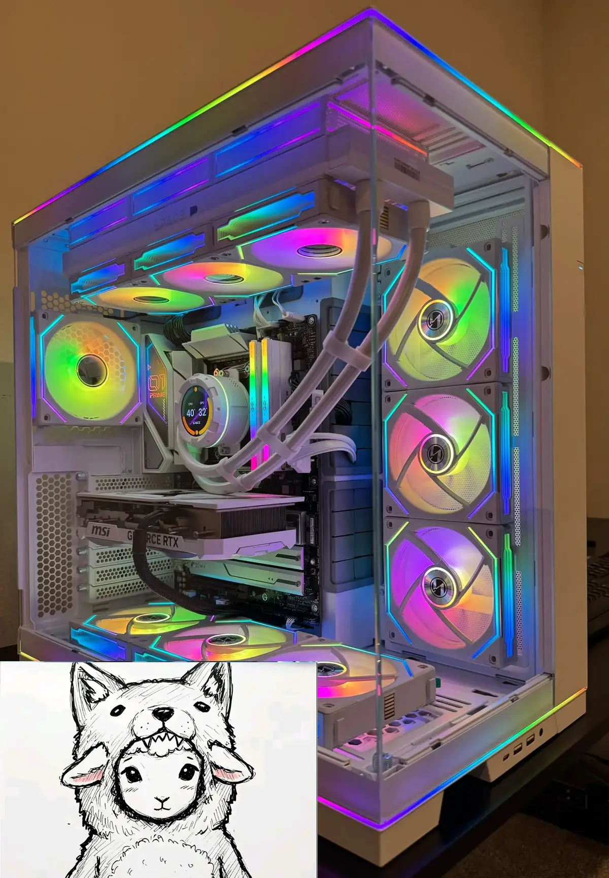 sli was so forgotten #pc #computer #sli #gpu #wolfinsheepsclothing 