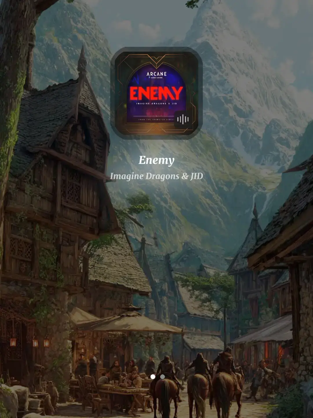 Enemy | Imagine Dragons & JID #lyrics #song #enemy #fypシ #trending #explore #music #musica 