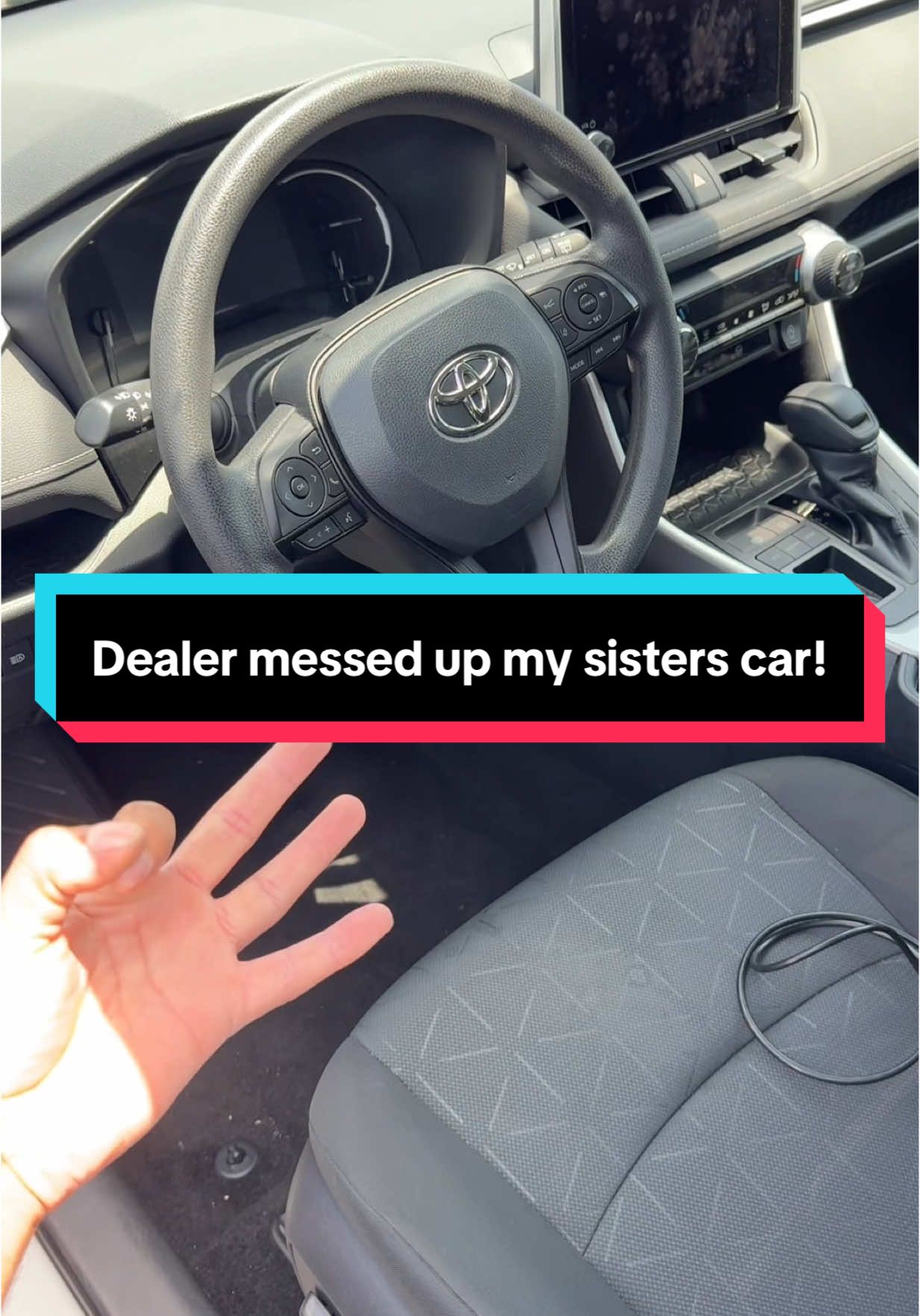 Not sure if it was an accident or on purpose. Not sure if I should go back to the dealer or just leave it alone since it was an easy fix? #mobilemechanic #mechanicscam #scam #shadymechanic #dealerships #mastertech #automotive #imjustagirl #sister 
