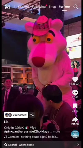 Pink Panther this is how you moving 😭😭😭??? 