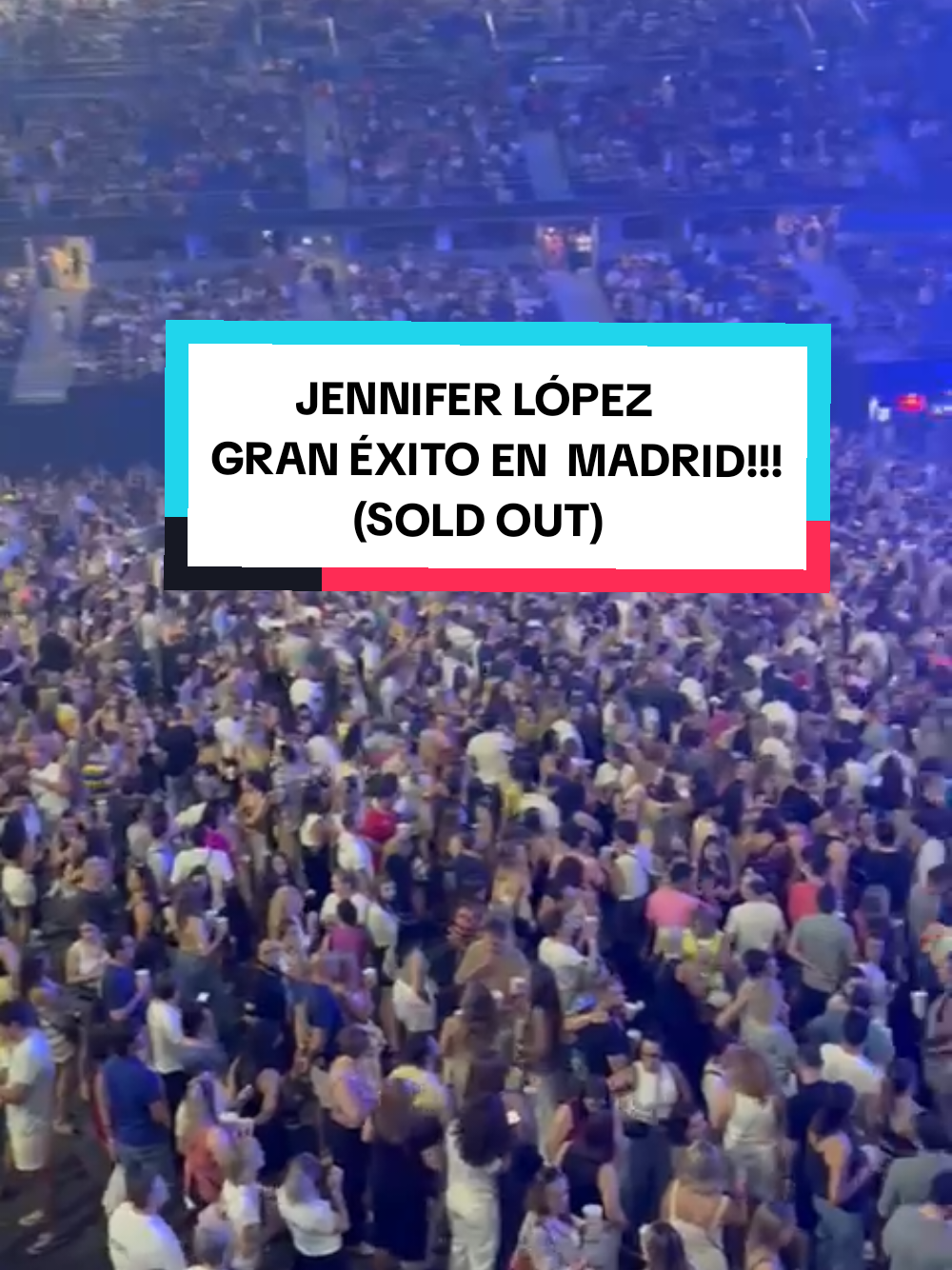 GRAN ÉXITO en el concierto de JLO en Madrid, enhorabuena @JLO ❤️👑 #jenniferlopez #jlo #concierto #fyp 