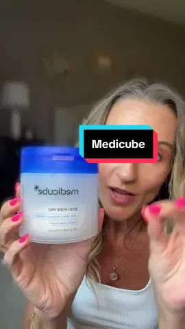 These little pads have changed my face! I ❤️ them so much!!  #medicube #zeroporepads #zeropores #skincare #aha #bha #healthyskin 