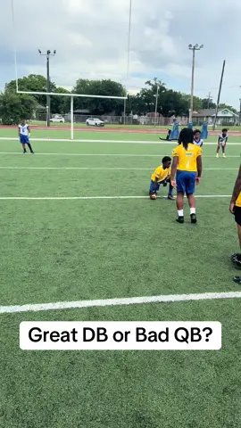 Great DB or Bad QB?