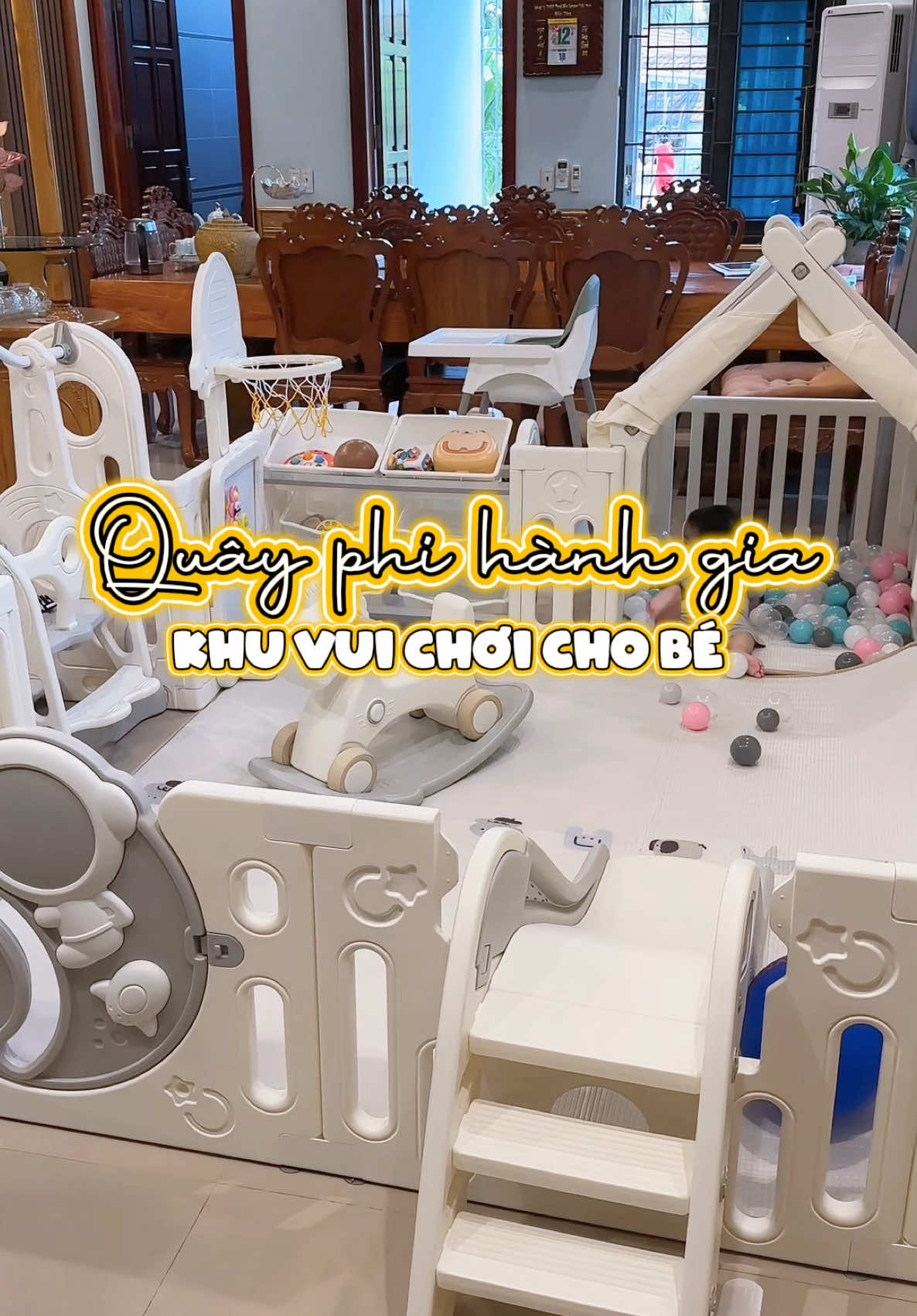 Quây phi hành gia Pakey kết hợp nhiều trò chơi bé siêu mê. Biến căn nhà thành khu vui chơi với bộ quây này #xuhuong #fyp #quaycuinhuapakey #quaycuichobe #quaycui #quayphihanhgia #pakey #shopmecamap #CapCut 