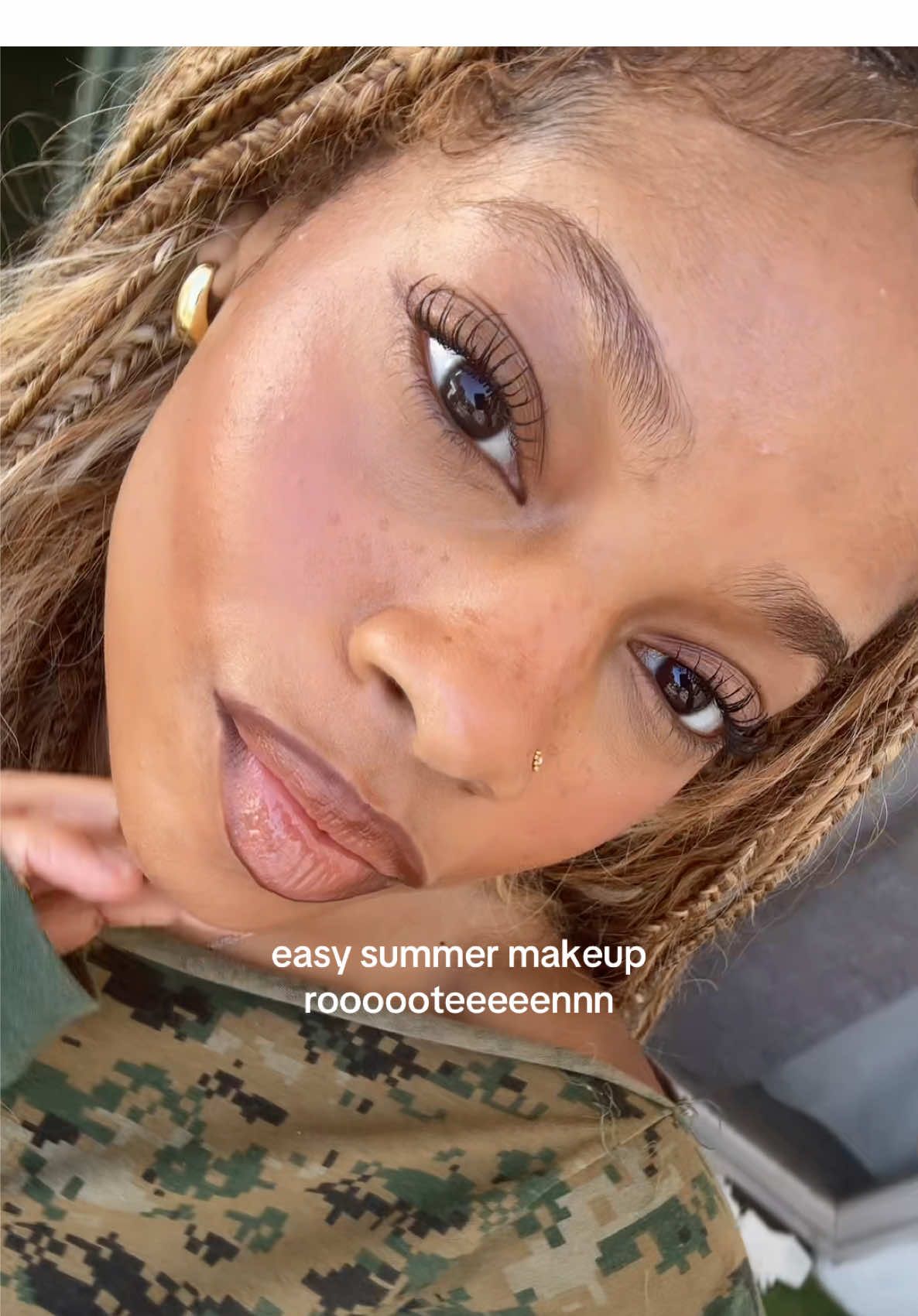 Soft summer glam if you will
