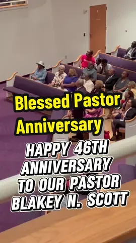 Help us celebrate 46 Years of Pastoral Leadership with Blakely N. Scott! What a blessed day! #firstnazareth #baptist #churchtiktok #foryou