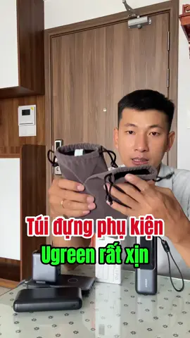Túi đựng phụ kiện Ugreen rất xịn #tuidungphukien #ugreenvietnam #docongnghe 