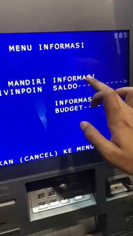 ko bisa gini yaa?,ada yang sama?#saldoatm #mandiri #bismillahfyp #fyppppppppppppppppppppppp 