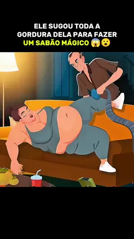 ELE SUGOU TODA A GORDURA DELA PARA FAZER UM SABÃO MÁGICO 😱😮 #narrastar #desenhoanimado #cartoons 