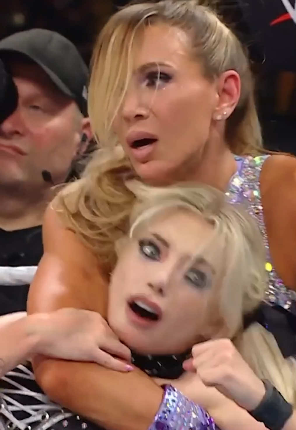 oh brother 🤦‍♀️ #WWEEvolution #WWE #CharlotteFlair #AlexaBliss #Zaria #SolRuca