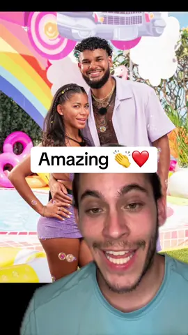 Bryan and Amaya, two Latinos, win love island 👏❤️