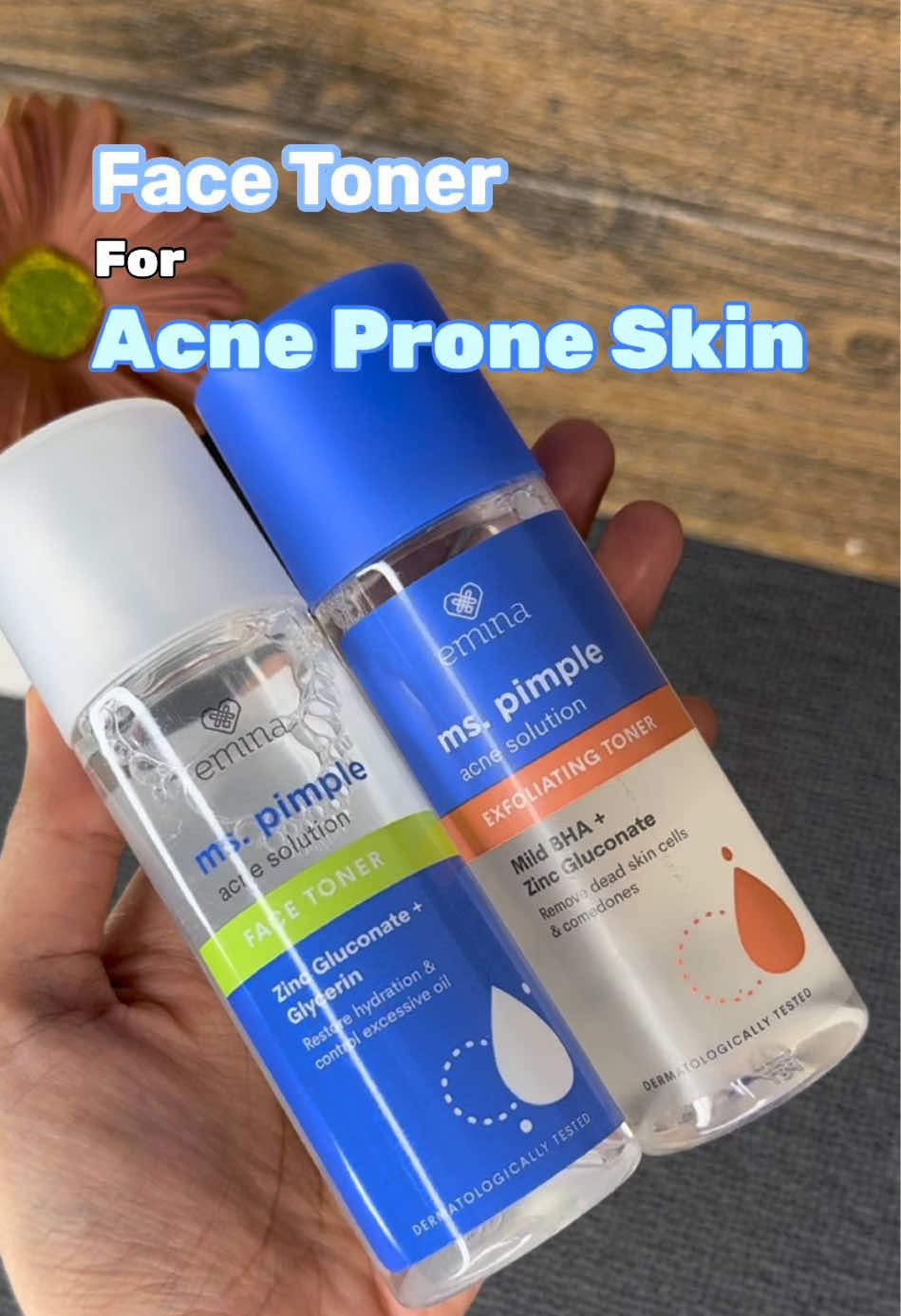 Bingung pilih toner untuk kulit berjerawat ? Pilih aja Ms Pimple Face Toner bestie😉✨ #facetoner #acnefighter #rekomendasi #EminAdilla 