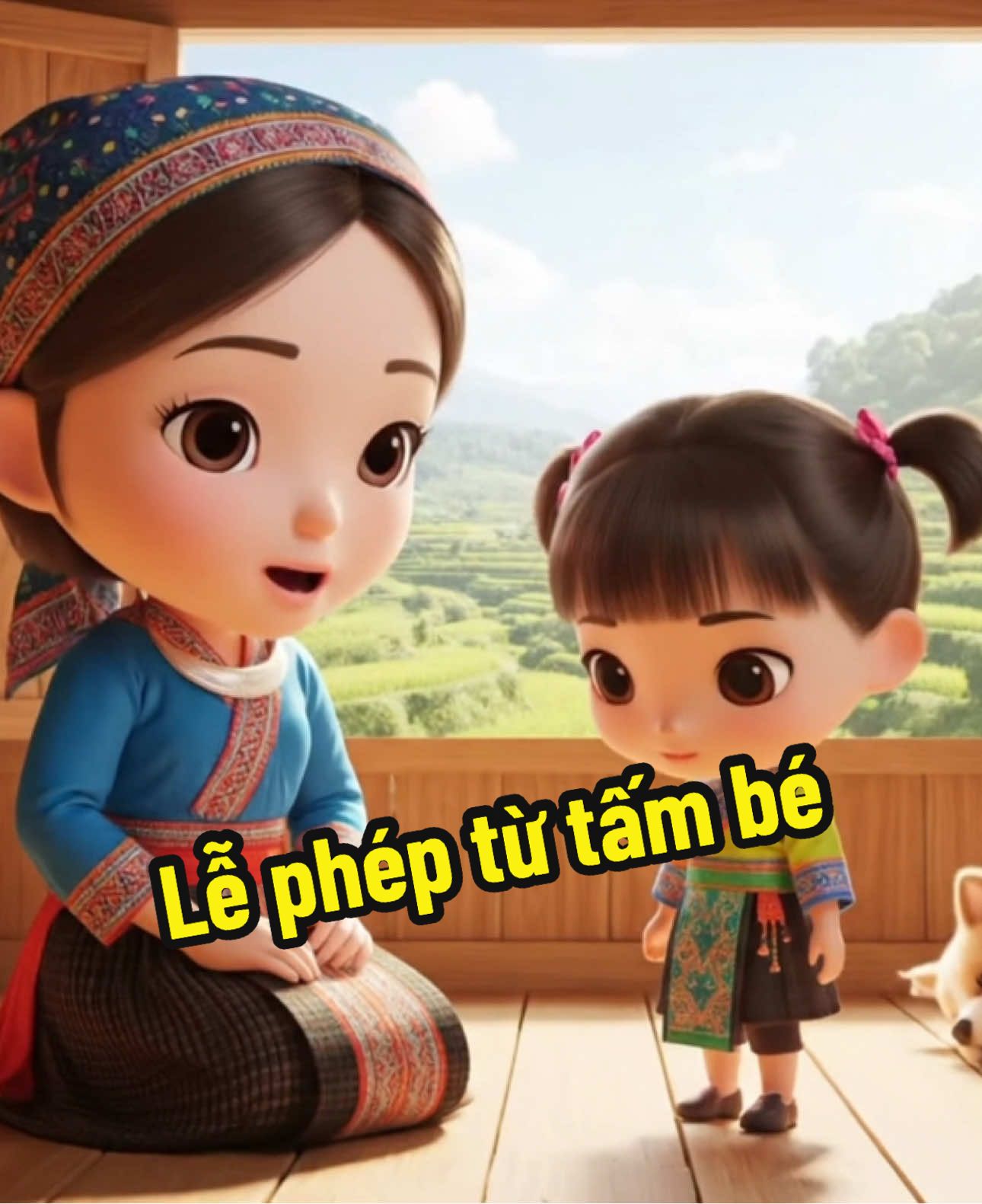 Dạy con biết chào hỏi lễ phép không chỉ là dạy một lời nói, mà là gieo hạt giống nhân cách từ sớm. Bé hôm nay biết nói ‘Cháu chào cô ạ!’ – mai sau lớn sẽ biết cúi đầu cảm ơn cuộc đời. #kynangsong #daybebangai #aiforkids #giaoductreem #chaohoi 