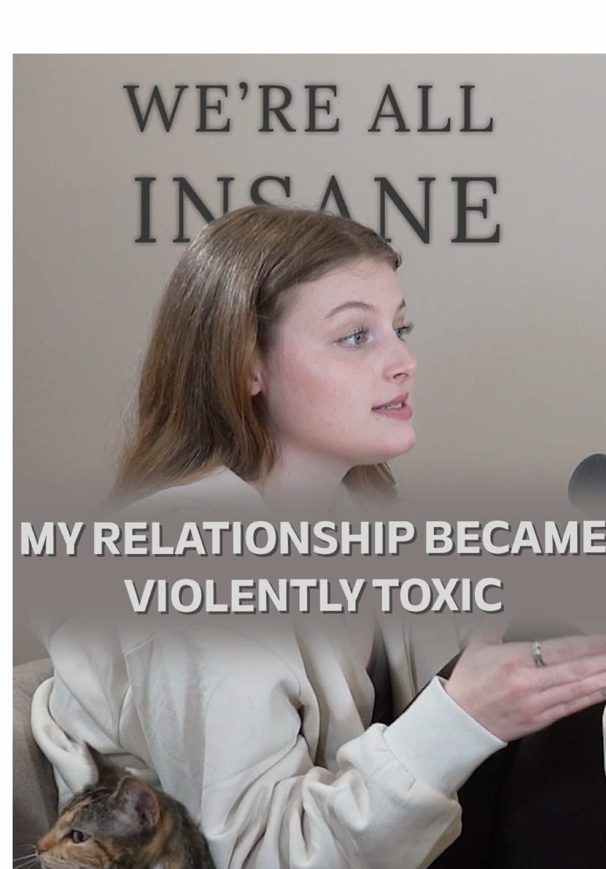 On this week’s new episode, Gracie shares her story of surviving a violent and toxic relationship. Watch the full interview now of We’re All Insane on Apple, Spotify, or YouTube. #wereallinsane #new #podcastclips #foryou #fypage #explorepage #traumatok #survivor #xyzbca 