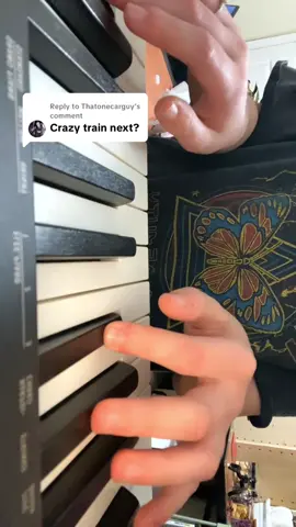 Replying to @Thatonecarguy this one’s better for the piano #crazytrain #ozzyosborne #piano #cover #fyp 