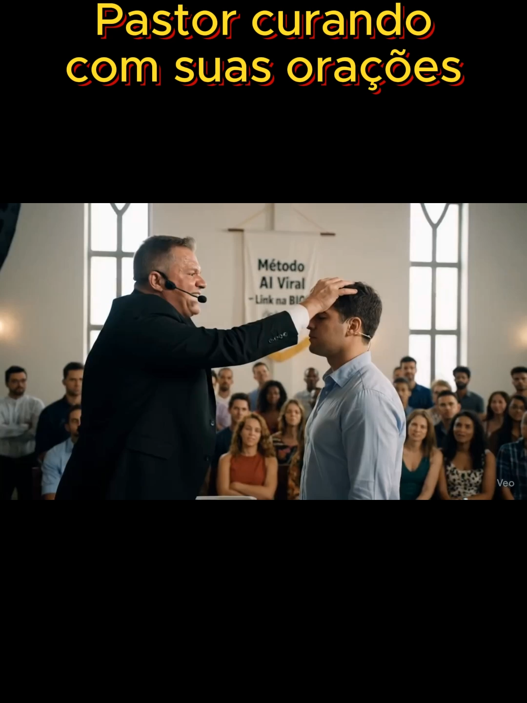 Aprenda a criar Vídeos como este com o Método AI Viral. Link na Bio. #veo3 #ias #metodoaiviral #comedia #Ia #pastoraleman #culto