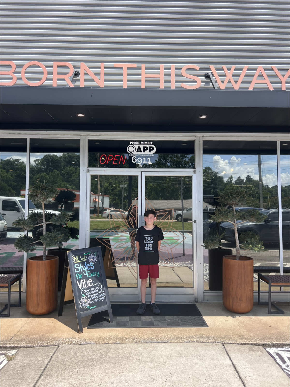 My son got to have a visit at @Born This Way Body Arts and got his first piercings!!! Such an amazing experience #mallorybertrandphotos #knoxvilletennessee #bornthisway 