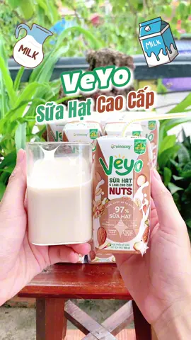 Sữa Hạt Cao Cấp Veyo với 97% sữa hạt từ hạt Macca, Hạnh nhân, Óc chó, Hạt dẻ cười , Yến mạch mọi người đã thử chưa 🌰🌾 #suahat #suahatdinhduong #suahatveyo #veyo #vinasoy #veyo #suahat  #mixnuts  #suahatlenmen #suaveyo #milk #nutsmilk #milknuts #suahatlenmentunhienveyo #suahatlenmenveyo #lasuanhunglamtuhat #bonthichanngon #TikTokShop #MuaTaiTikTokShop #ancungtiktok #food #foodtiktok #foodreview #review #salegiuathang #SaleVuiFreeShip 