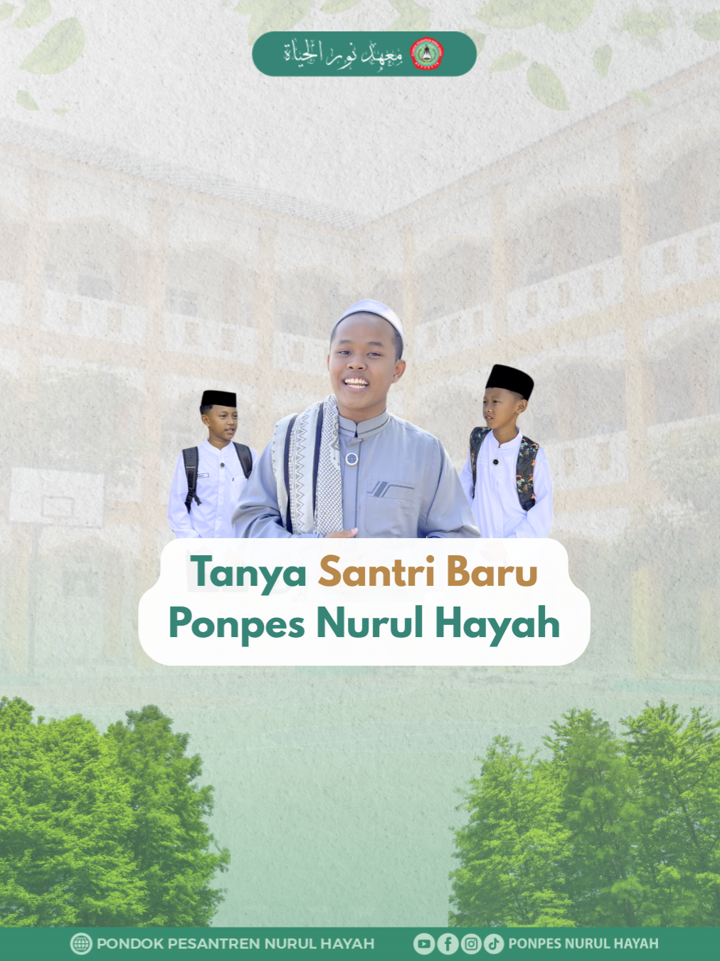 Selamat datang para santri baru! Mondok itu bukan hal yang mudah, tapi insyaAllah sangat berarti. Hari ini mungkin kamu nangis, tapi besok kamu akan tersenyum penuh bangga karena telah berani memilih jalan ini. 💪🕌 #SantriBaru2025 #HariPertamaMondok #PondokPesantren #SantriHebat #AyoMondok #NurulHayah #BeraniMondokBeraniHebat #nurulhayahketanggungan #lembagainfaqmalangydsf #ponpesnurulhayahketanggungan #santriputra #santripondok #nurulhayah #1000kveiw🤘🏿🤘❤️🖤 #fypage #sarungsantri #santri #santriindonesia #CambridgeClass #internationaleducationnurses #santriwati #santrikeren #ponpesnuha #panggunggembira #tutorialsarung #tutorialpakaisarung #alasantri