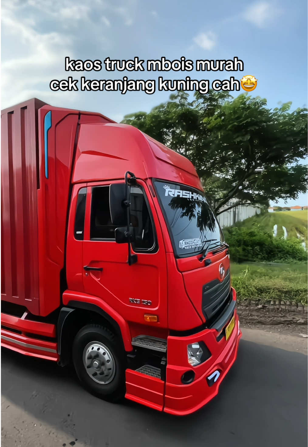 nyopir ben tambah gagah🫵🏻 #rashking #rashkinglogistic #eggstory 