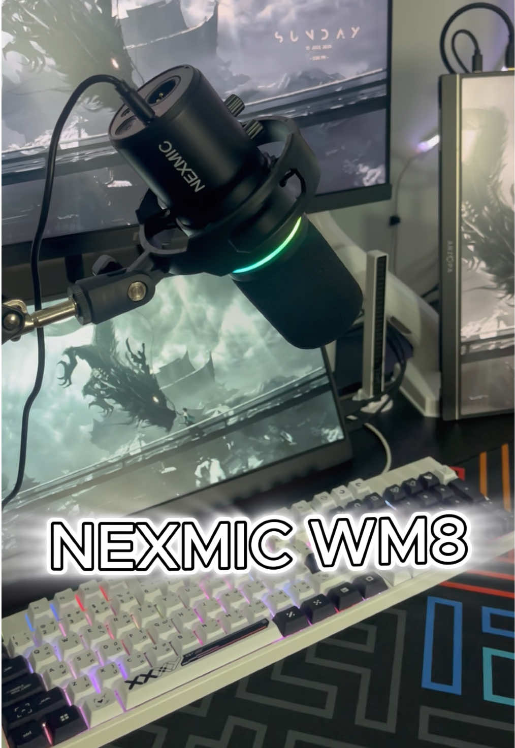 ไมค์โครโฟน NEXMIC WM8  ราคาเบาแต่คุณภาพไม่เบา  ฟังก์ชั่นครบจบ ในตัวเดียว!!#NEXMIC #ไมค์ #ไมโครโฟน #ไมค์dynamic #ไมค์ตั้งโต๊ะ 