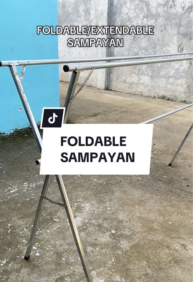 FOLDABLE SAMPAYAN NA PERFECT NGAYONG TAGULAN MGA MI!  #foldablesampayan #clothesdryingrack #sampayan #sampayanstainlessrack #sampayanadjustable 