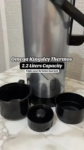 Eto talaga Ang thermos na tumatagal Ang init may tatlong Takip for better heat lock at subok na Ang quality  Omega Kingsley Vacuum Flask✨☕️ #thermos #omegakingsleythermos  #hotwater #thermosforhotwater #vacuumthermos 