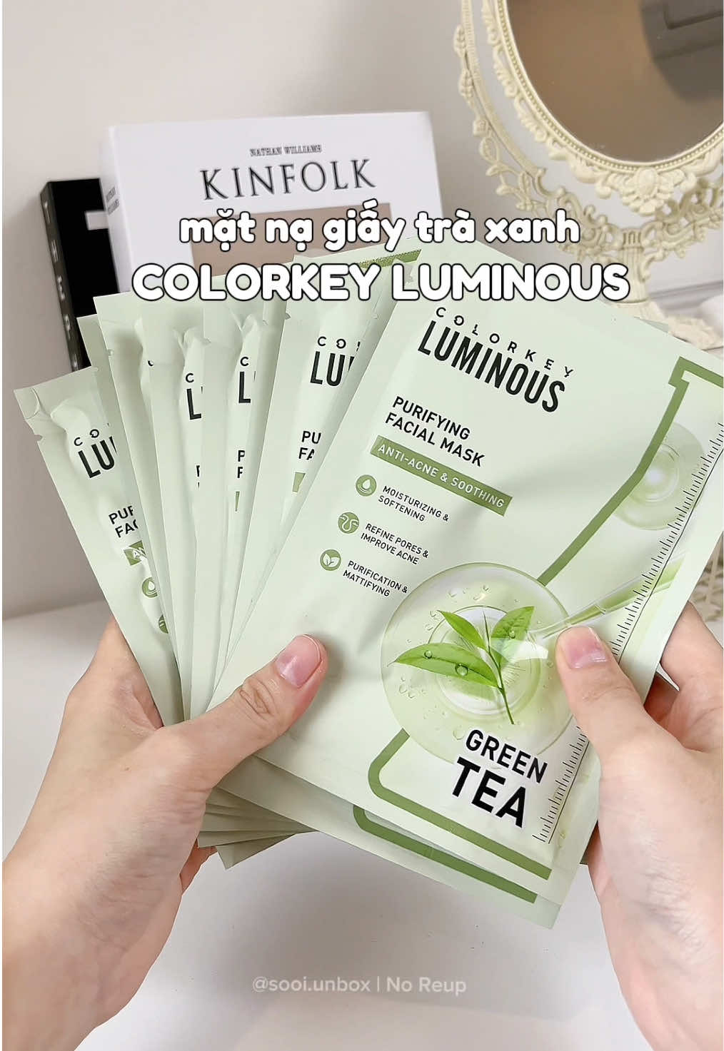 Chiếc mask chân ái của tui mỗi khi da bị lên mụn ✨💗 #colorkeyvn #colorkeyluminous #matnaden #matnatraxanh #goclamdep #reviewlamdep #fyp 