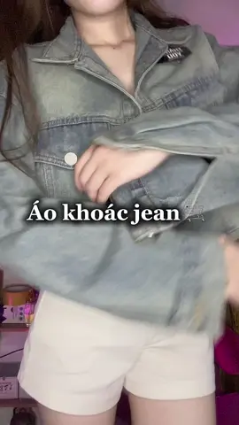 #aokhoacjeannu #outfit #thoitrangnu #xuhuongtiktok 