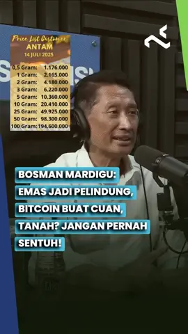 Pilih mana antara emas, bitcoin, dan tanah... harga emas antam hari ini #logammulia #emas #antam #fyf #fyp 