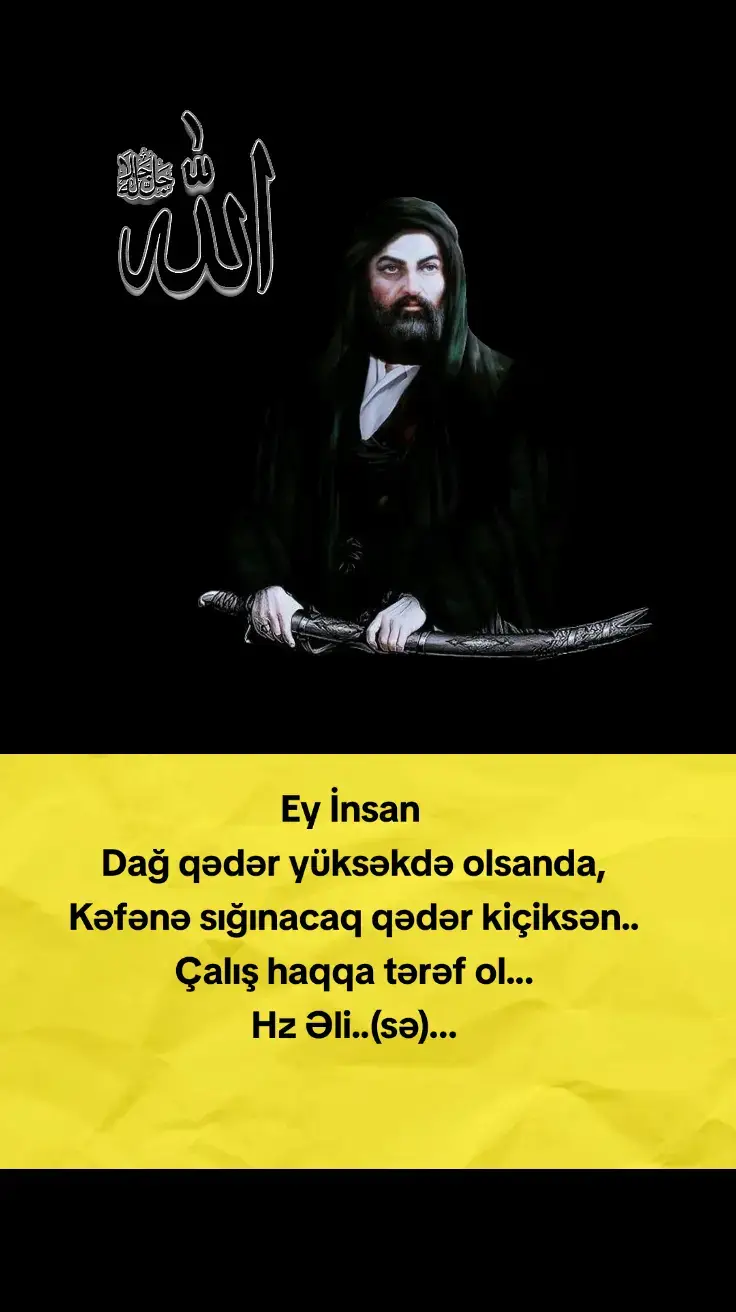 Haqqa olan kəs ədalətli olar ☝️