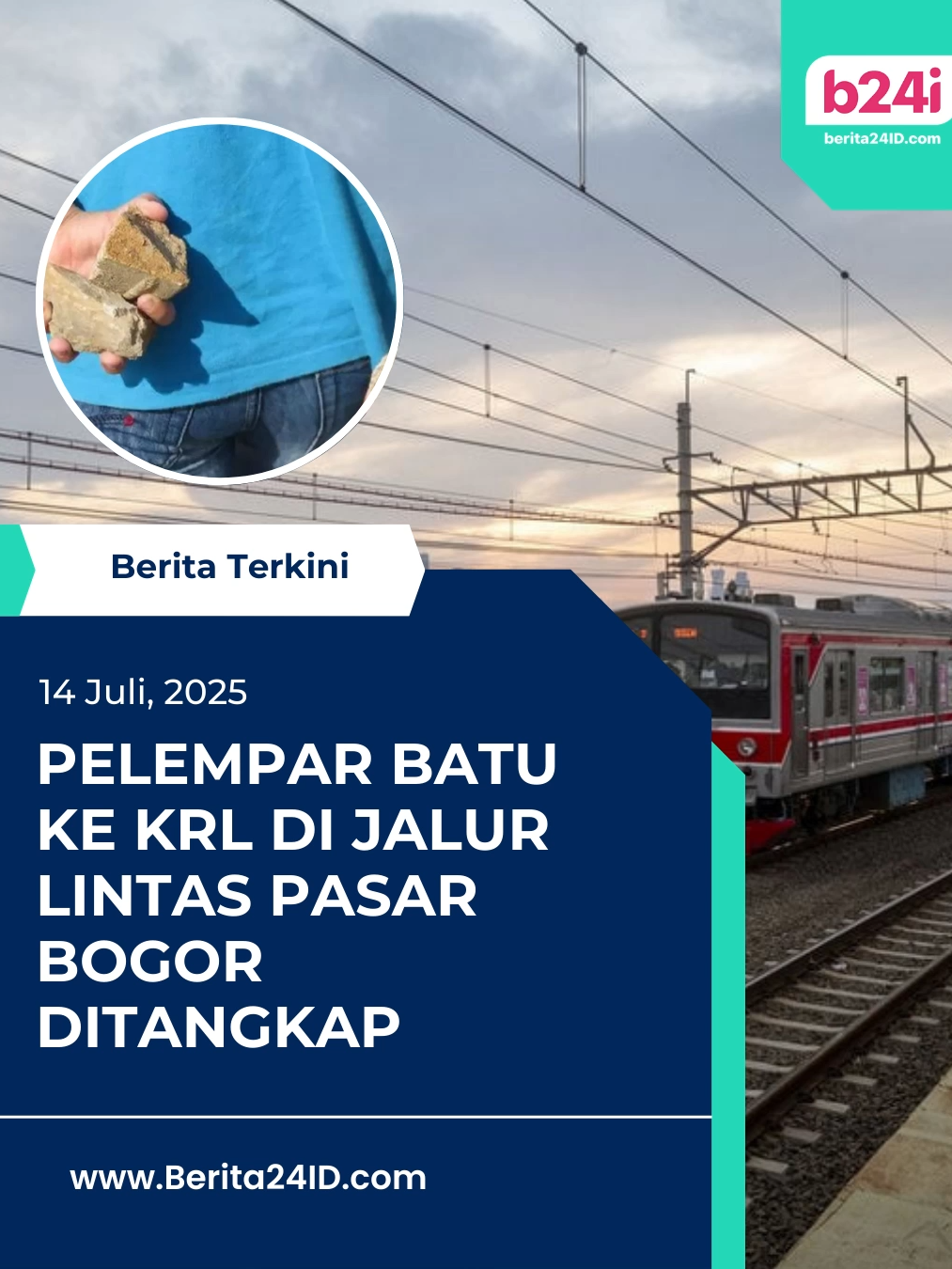PT KAI Commuter berhasil menagkap pelaku pelemparan batu ke KRL yang sedang melintas di antara Stasiun Cilebut - Bogor, tepatnya sekitar JPO Pasar Anyar, Bogor, pada Jumat, 11 Juli, pukul 16.05 WIB. Akibat lemparan itu, menyebabkan kaca pintu kereta terakhir pada rangkaian Commuter Line CLI-125, retak di sisi kiri. Joni menyampaikan, pelaku telah diserahkan ke Kantor Polsek setempat untuk proses hukum lebih lanjut. Ia memastikan, pihaknya akan menindak tegas setiap aksi vandalisme  Sebab, tak hanya merugikan secara material tetapi juga berpotensi menimbulkan korban jiwa. Langkah ini dilakukan untuk memberikan efek jera kepada pelaku vandalisme seperti pelemparan kereta, yang sangat membahayakan. #fyp #foryou #viral #keretaapi #krl #tersangka #pelemparbatu #tertangkap #bogor #jawabarat