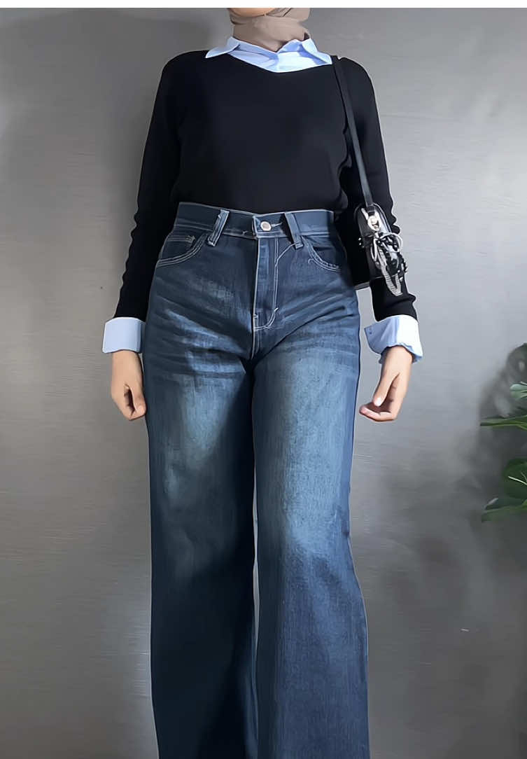 80ribu dpt loose jeans sebagus ini . mending co sekarang sih mumpung masih ready😍 #loosejeans #highwaistjeans #celanajeans 