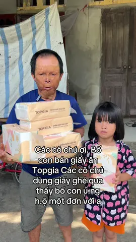 Giấy ăn Topgia em để giỏ hàng ở bên dưới đây ạ các cô chú #giayruttopgia #khangiaytopgia #xuhuong 